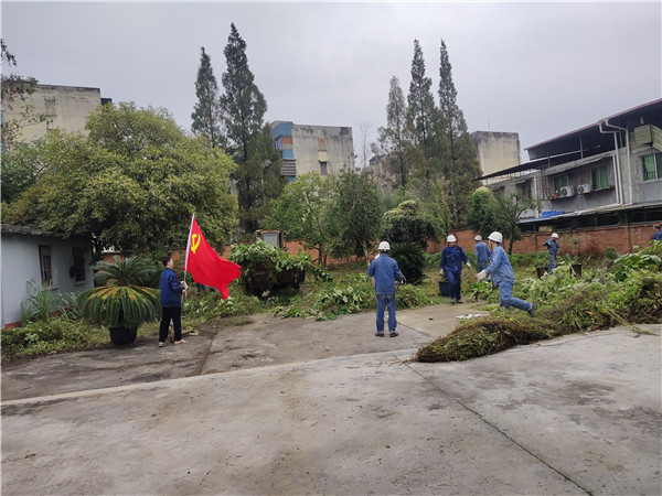 美化環(huán)境凝人心 雨中堅(jiān)守顯真情——隆山科峰公司黨支部開展主題黨日活動(dòng)4.jpg
